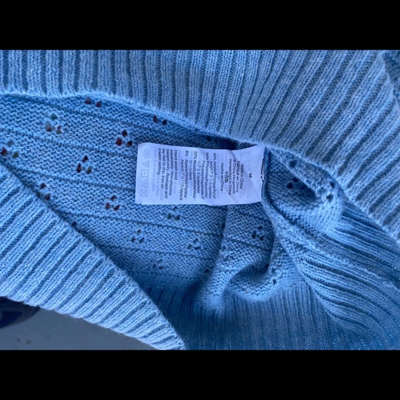 J crew sweater. Blue. Size medium. Worn once - Picture 3 of 10